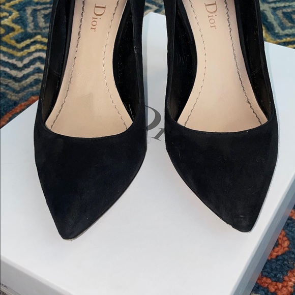 Dior Black and Red Heart Heels - Picture 5 of 10